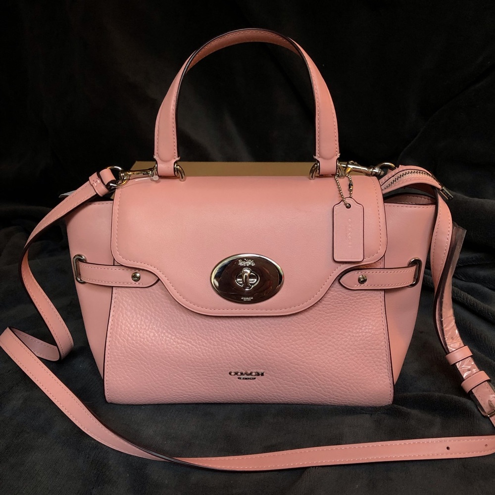 🍃🌸 Coach Blush Leather Handbag 🌸🍃